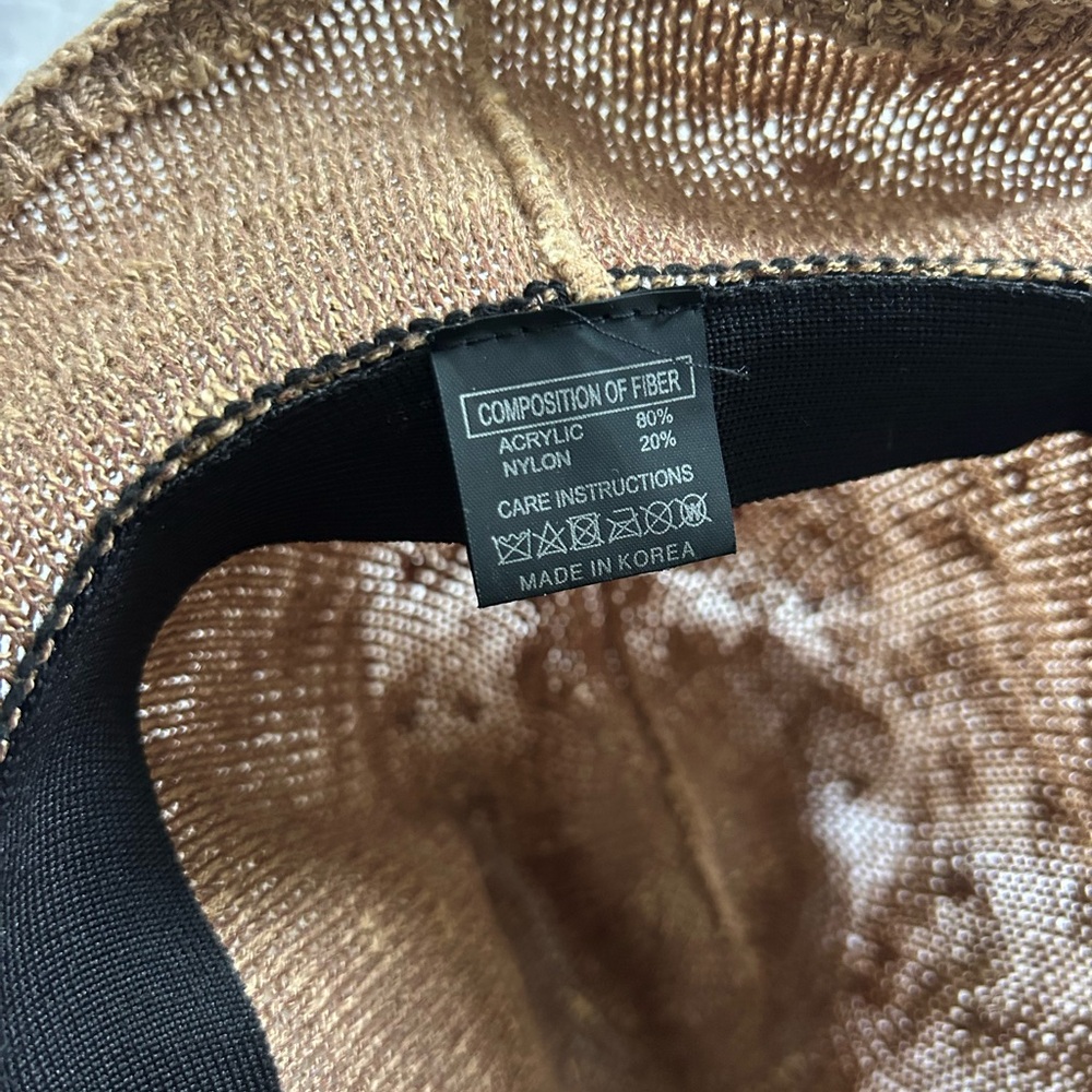 Woven Straw Sun Hat with Black Band - Picture 2 of 2